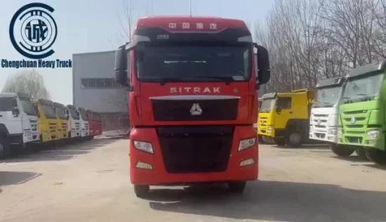 China 2017/2018/2019 Año usado 430HP /440 HP Sinotruk HOWO Sitrak T7h Cabeza de camión tractor de GNC 6X4 Camiones tractores usados ​​de GNC Euro 5